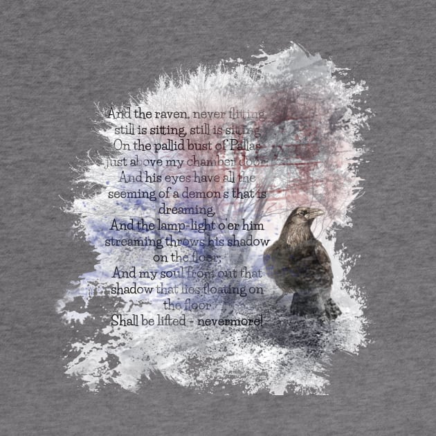 Edgar Allan Poe Poem The Raven by Country Mouse Studio